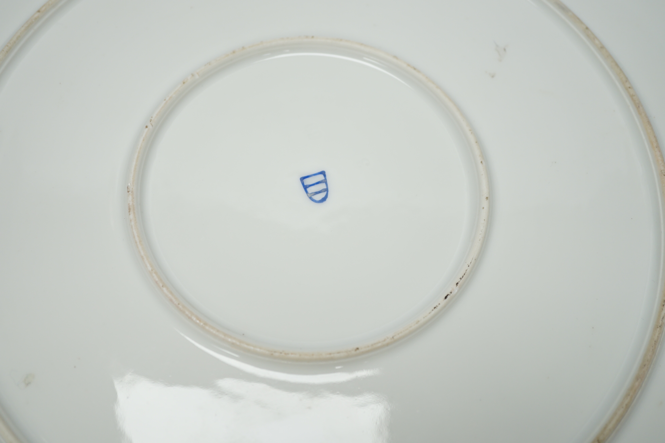 A Vienna style porcelain charger, 40cm diameter